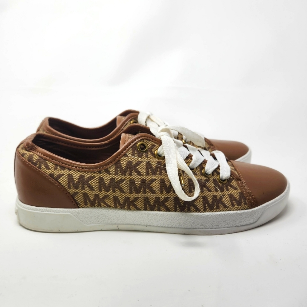 Michael Kors MK city sneakers logo jacquard size 6.5